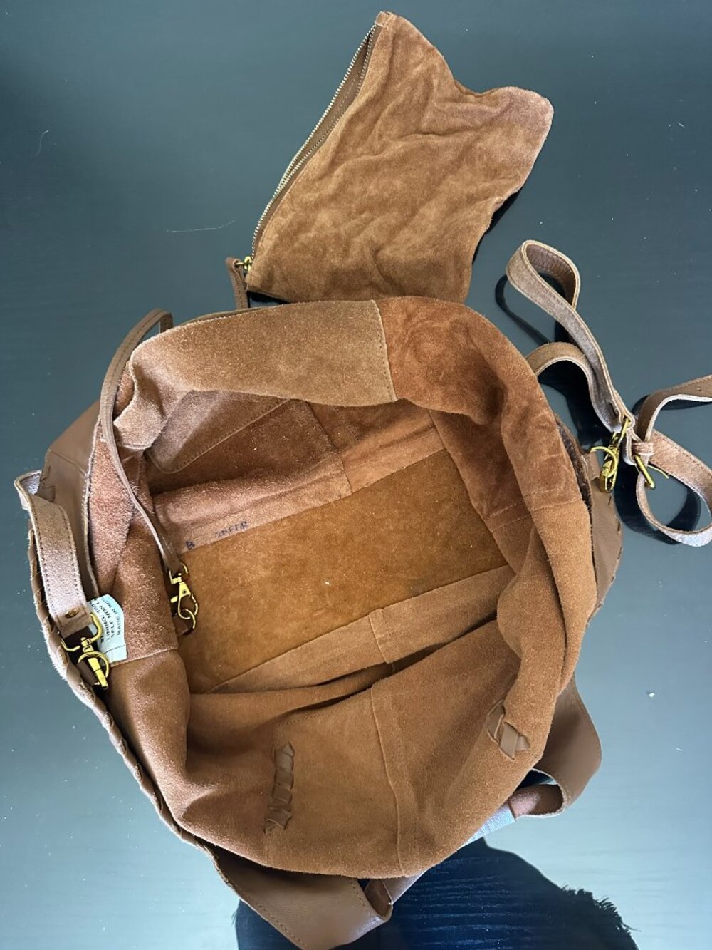 Haute Hippie 100% Leather Festival Bag - Picture 9 of 10